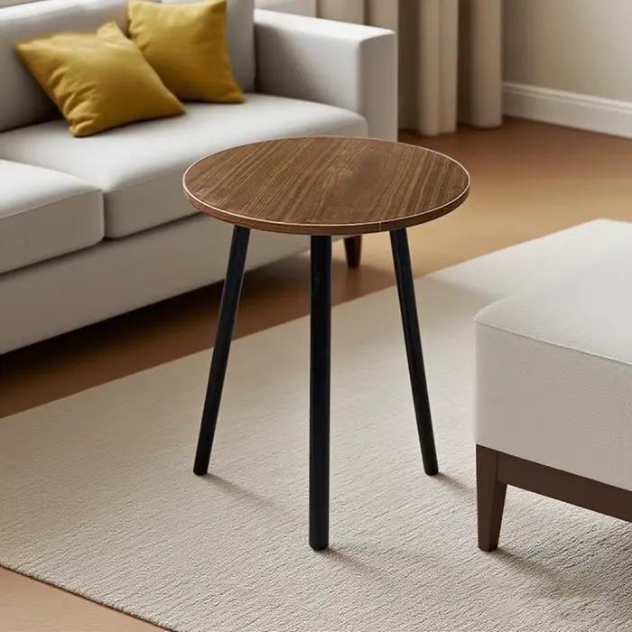 1 petite table basse à rotonité simple. |   Table d'angle d'appoint pour canapé, pour salon, chambre