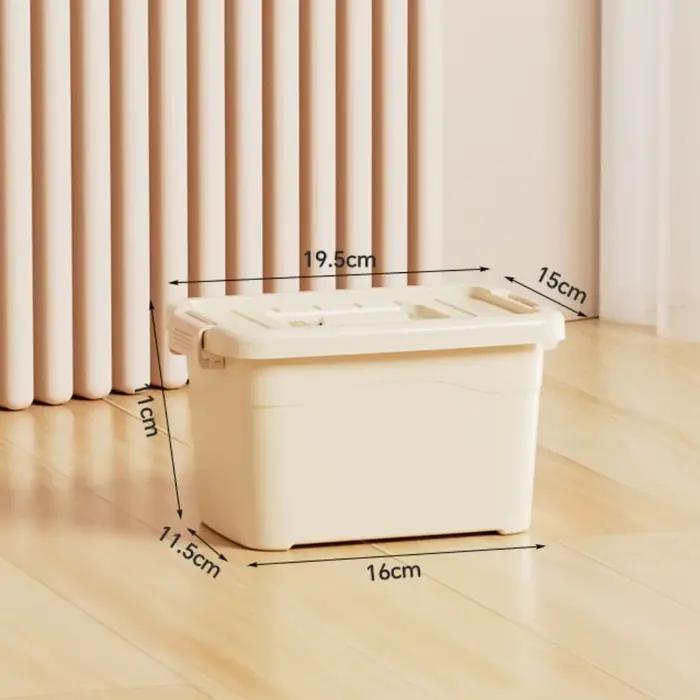 Boîte de Rangement Domestique de Grande Capacité, Étanche à la Poussière, Armoire Multifonction avec