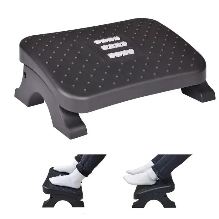 Repose-pieds ergonomique sous le bureau, avec rouleaux de Massage, charge maximale de 120lb, repose-