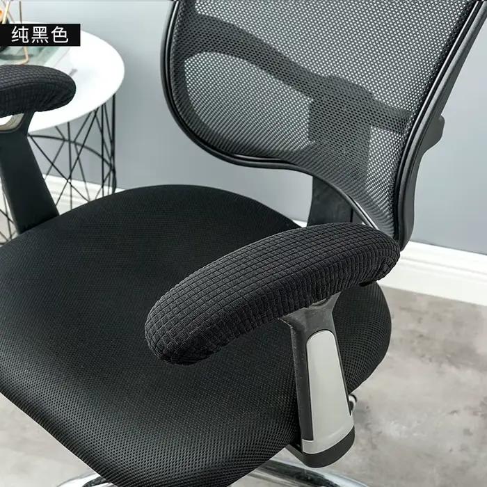 Juste élastique lavable pour accoudoir de chaise de bureau, housse anti-poussière, housse coudée sol