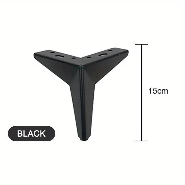 4 pièces épaissi losange meubles jambes trépied lumière matériel de luxe pieds de Table meubles jamb