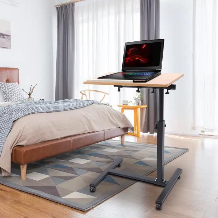 Bureau d'ordinateur debout Mobile réglable 58-90cm, bureau d'ordinateur portable pour bureau, salon,