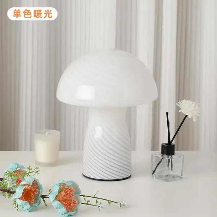 Lampe de table en verre créative, rétro, plus lente, bureau de chambre, étude, veilleuse, chambre à 