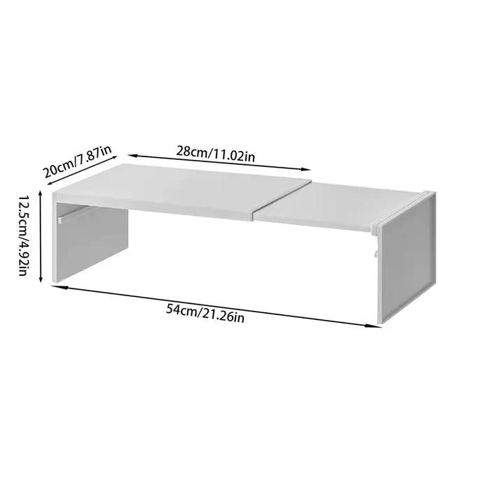 Étagère de cuisine extensible et empilable pour comptoir et armoire, accessoires de rangement de cui