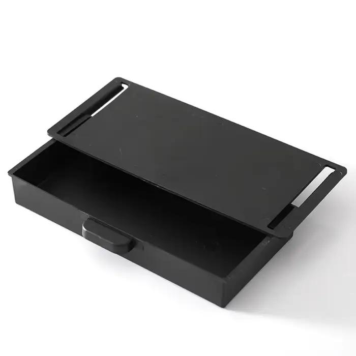 Organisateur de tiroir sous le bureau ABS, boîte de rangement pour porte-stylo de bureau, rangement 