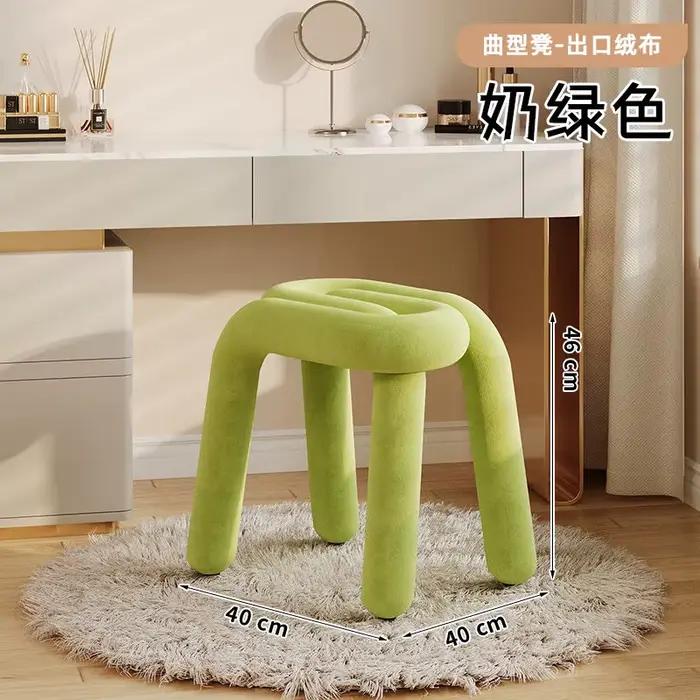 Chaise de bureau nordique créative de forme étrange, pour chambre à coucher, salon, chaise de salle 