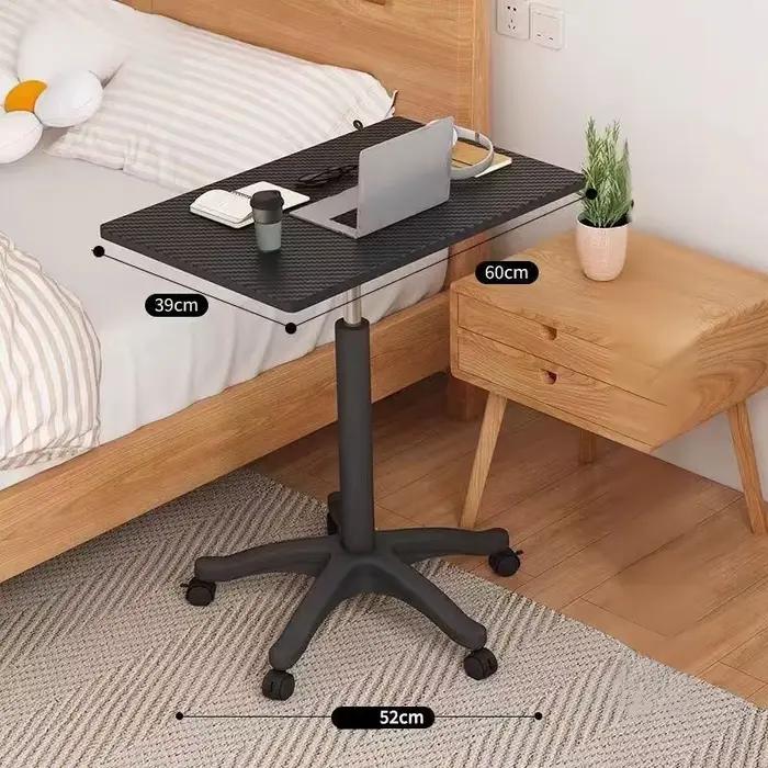 Petit bureau élévateur bureau d'ordinateur bureau de travail avec poulies bureau debout mobile table