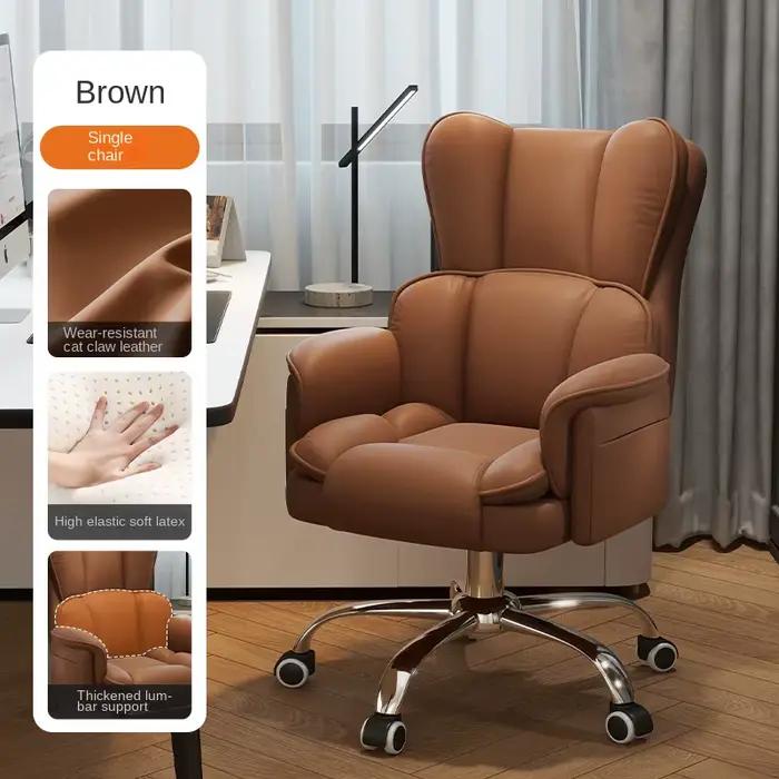 Chaise de patron, repos de bureau, inclinable et réglable, confortable, sédentaire, ergonomique, cou