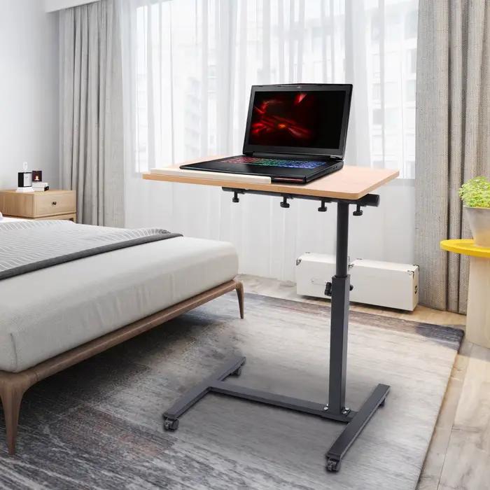 Bureau d'ordinateur debout Mobile réglable 58-90cm, bureau d'ordinateur portable pour bureau, salon,
