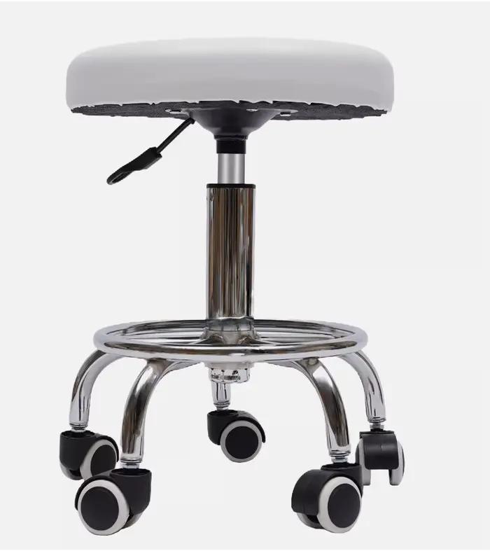 Tabouret roulant hydraulique, siège d'atelier, chaise, rouleau réglable, outil pivotant, Garage