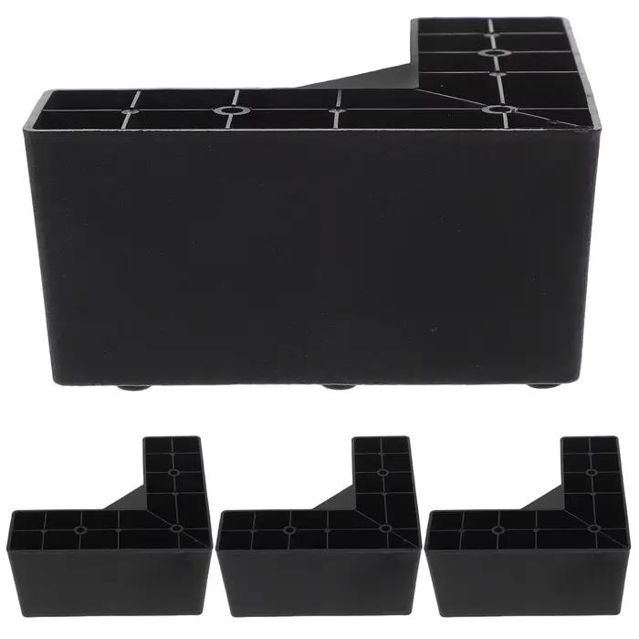 Rehausseurs de canapé en plastique, 4 pièces, pieds de Support pour meubles, Supports de bureau