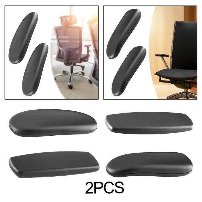 Coussinets de rechange pour chaise de bureau, noir, durable, support souple, simplicité moderne, fac
