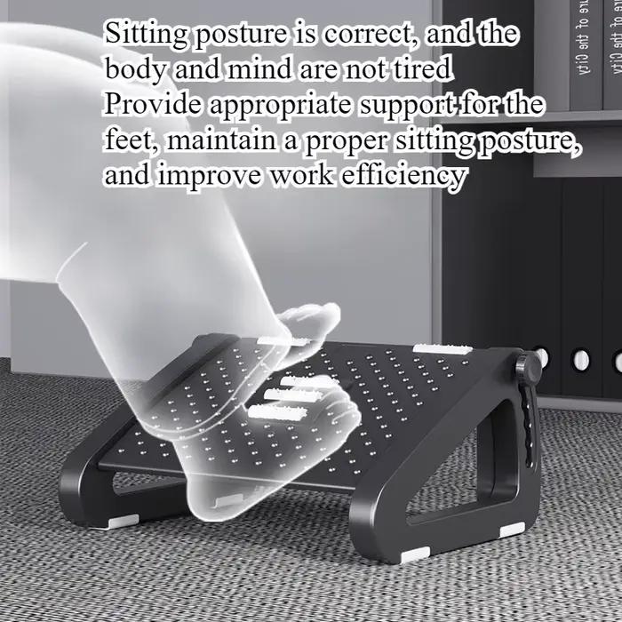 Repose-pieds réglable pour bureau, pédale de repose-pieds sous la table, support de jambe pour enfants, anti-éclatement, accessoire de repose-jambe Erlang