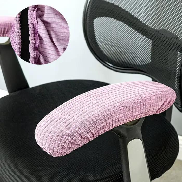 Juste élastique lavable pour accoudoir de chaise de bureau