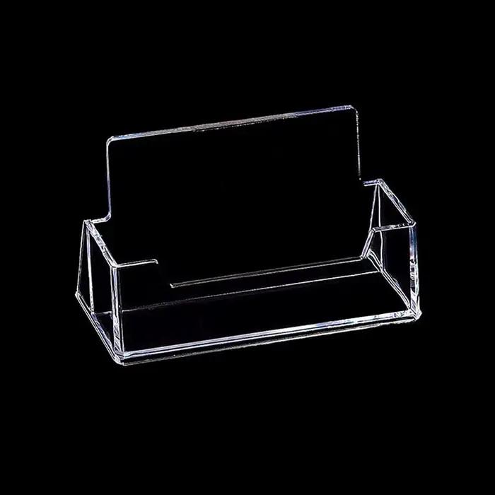 Porte-cartes de visite transparent