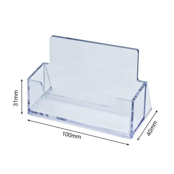 Porte-cartes de visite transparent