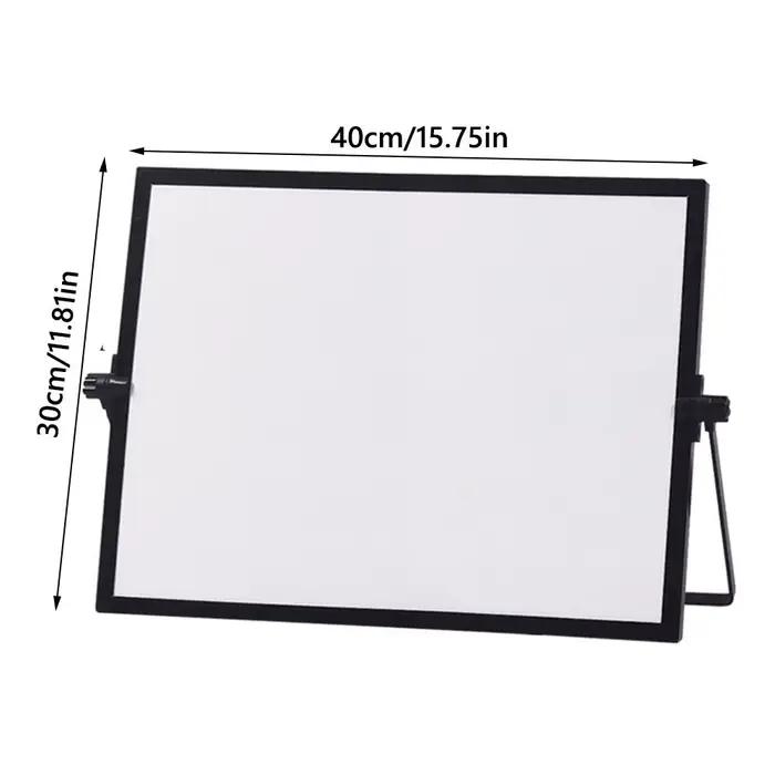 Tableau blanc de bureau pliable Portable effaçable avec support