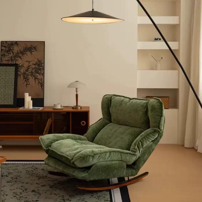 Fauteuil de salon ergonomique moderne marocain à bascule pour salon chambre à coucher ou bureau occasions spéciales