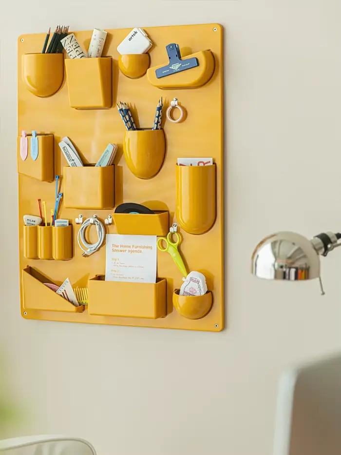Grande étagère de rangement murale réglable T1
