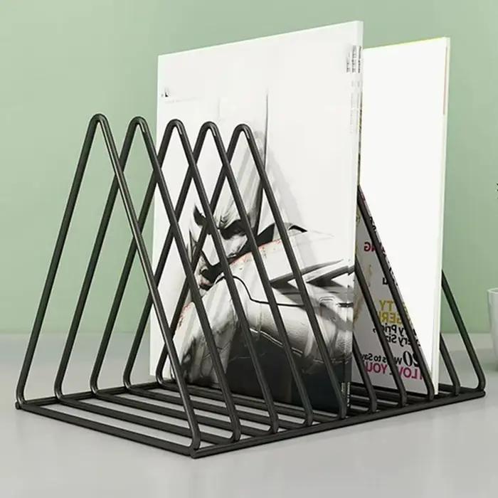 Étagère de rangement 5/9 compartiments pour disques vinyles et magazines