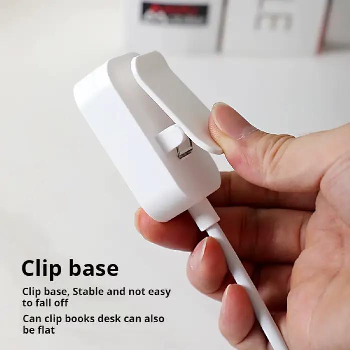 Mini lampe de livre à pince