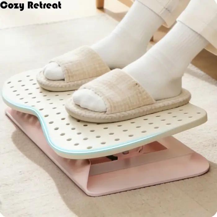 Repose-pieds ergonomique sous le bureau