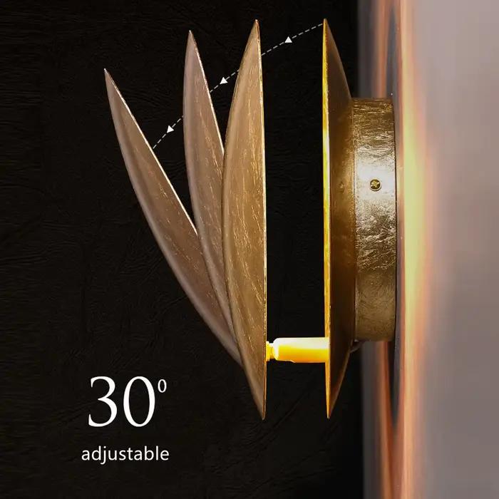 Applique murale LED circulaire à éclipse solaire