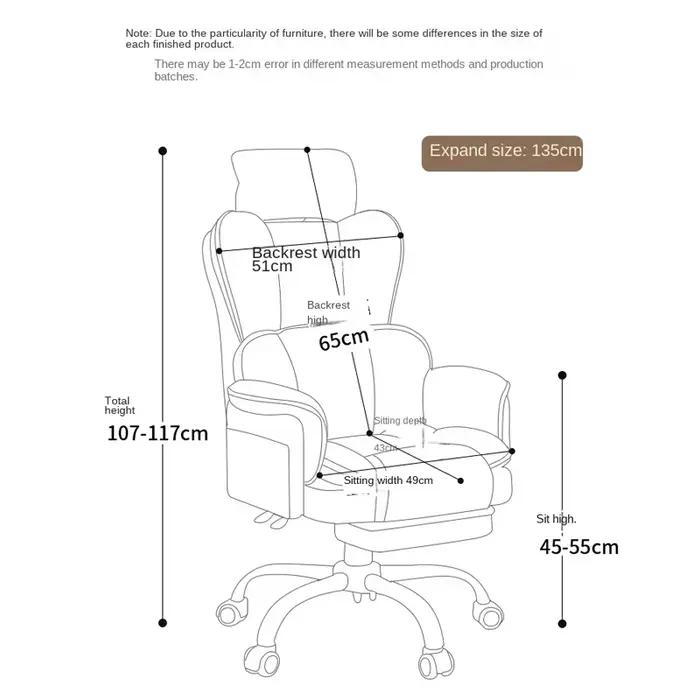Chaise de patron, repos de bureau