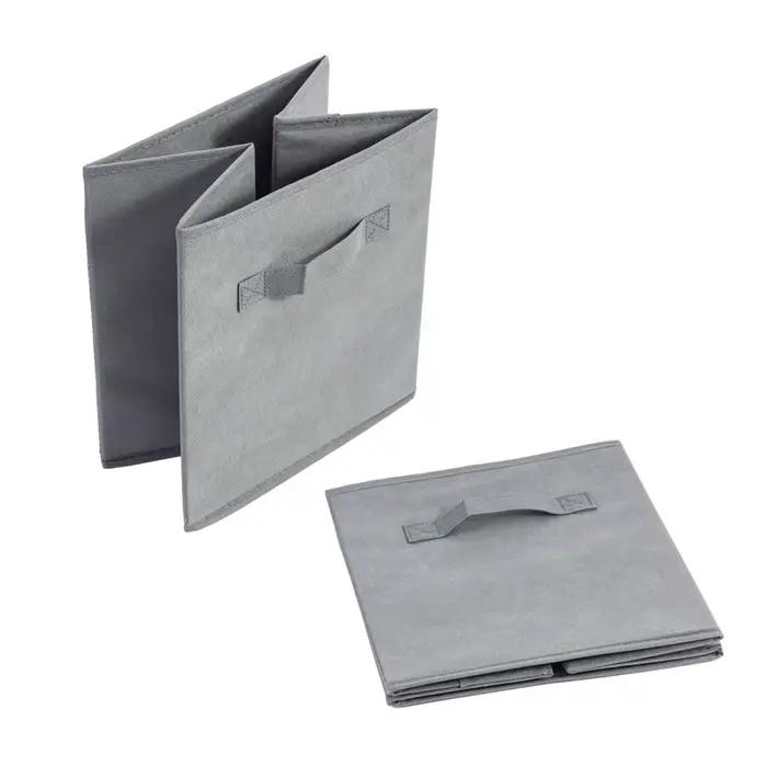 Cubes de rangement en tissu pliable