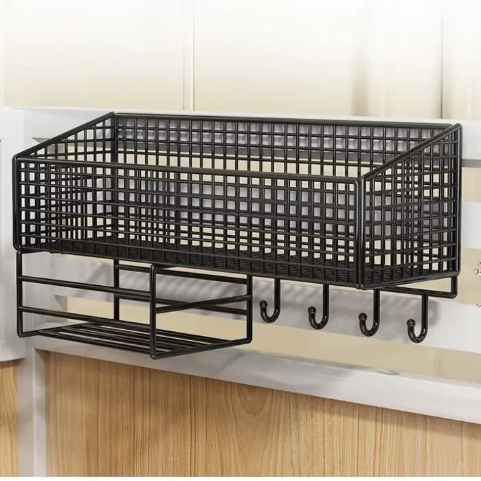 Étagère murale sans perçage, supports de rangement muraux, panier suspendu pour dortoir et maison, étagère à livres, supports pour articles divers