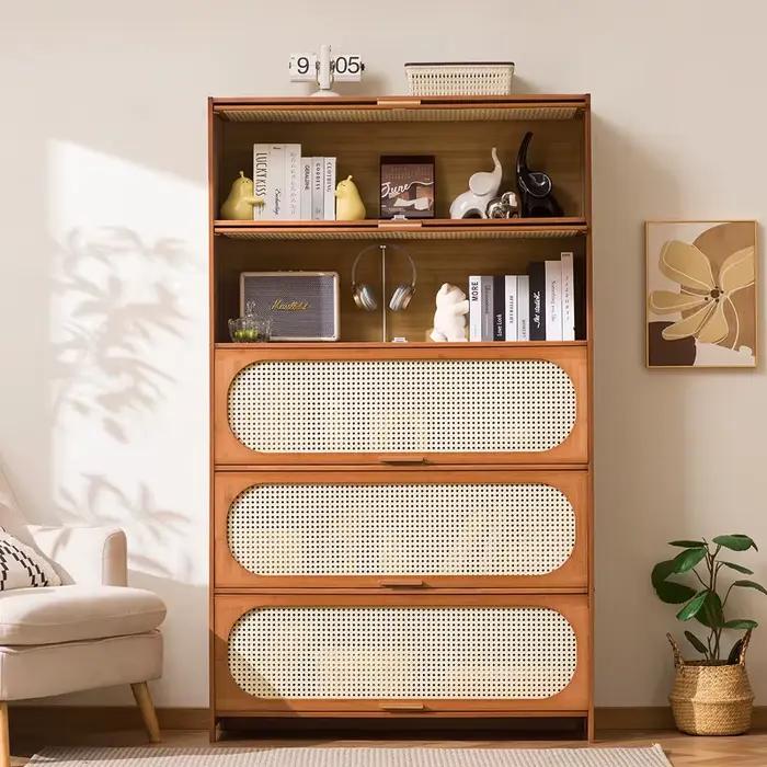 Armoire de rangement en bambou