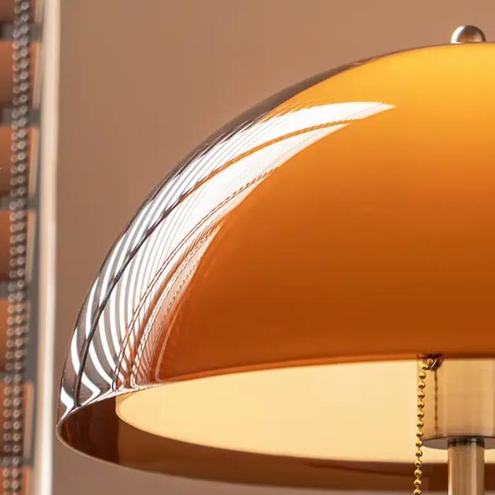 Lampadaire Vintage en acrylique marron foncé