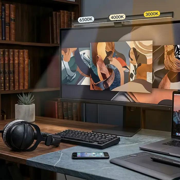 Lampe de bureau à barre LED pour écran
