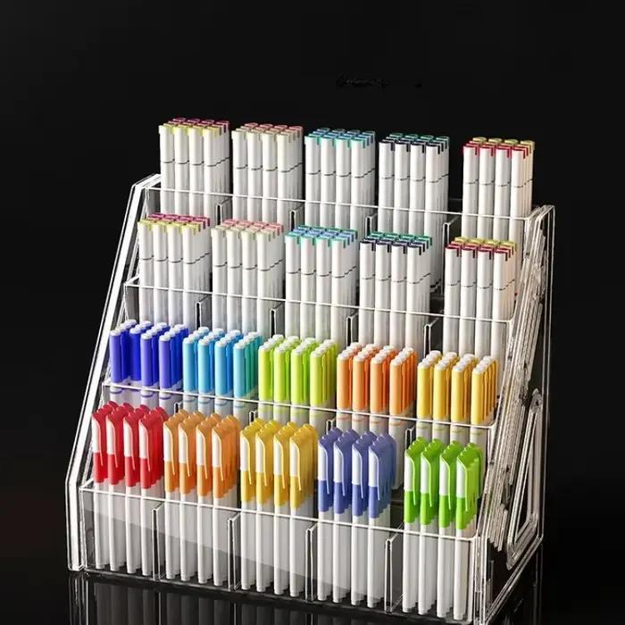 Organisateur de stylos de bureau en acrylique