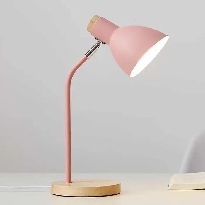 Lampe de table créative en bois nordique Flex