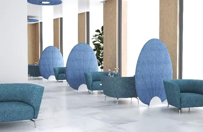 Cloison de bureau d'activité facile debout libre acoustique