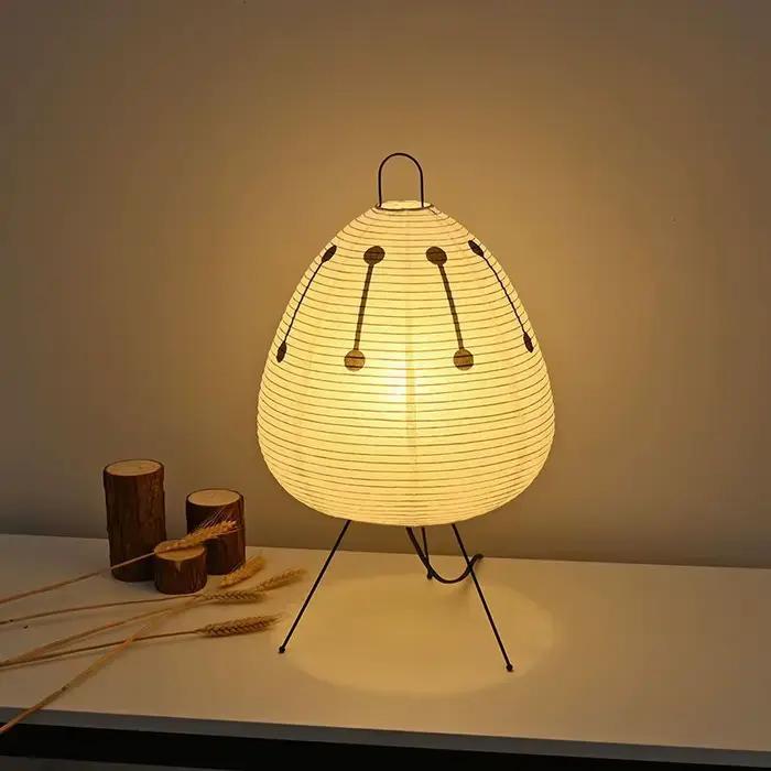 LED lampe de Table moderne minimaliste main berceau Xuan papier pour salon étude chambre hôtel intérieur Art créatif décor Luminaire