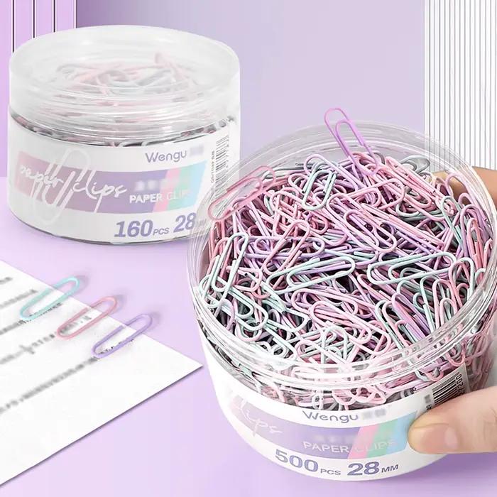 Clips de papier colorés