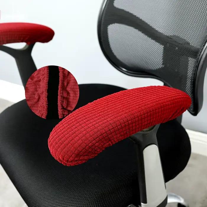 Juste élastique lavable pour accoudoir de chaise de bureau
