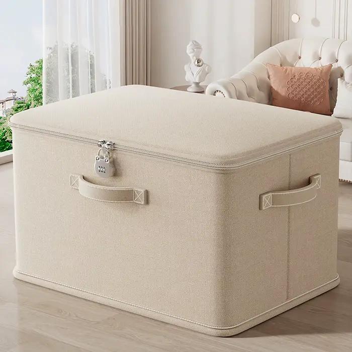 Grande boîte de rangement avec serrure