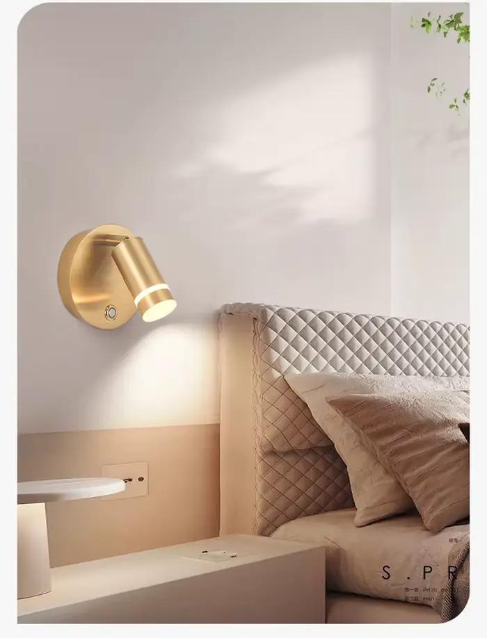 Lampe murale de lecture avec chargement USB