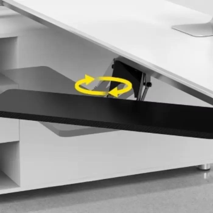 Support de clavier ergonomique avec tiroir coulissant et plateau de souris pour bureau à domicile et espace de travail professionnel多种颜色可选的家用办公电脑键盘架鼠标垫