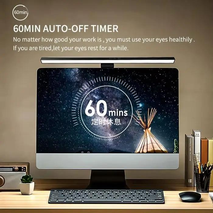 LED lampe de bureau moniteur barre lumineuse PC ordinateur écran réglable lumière 33 cm 50 cm