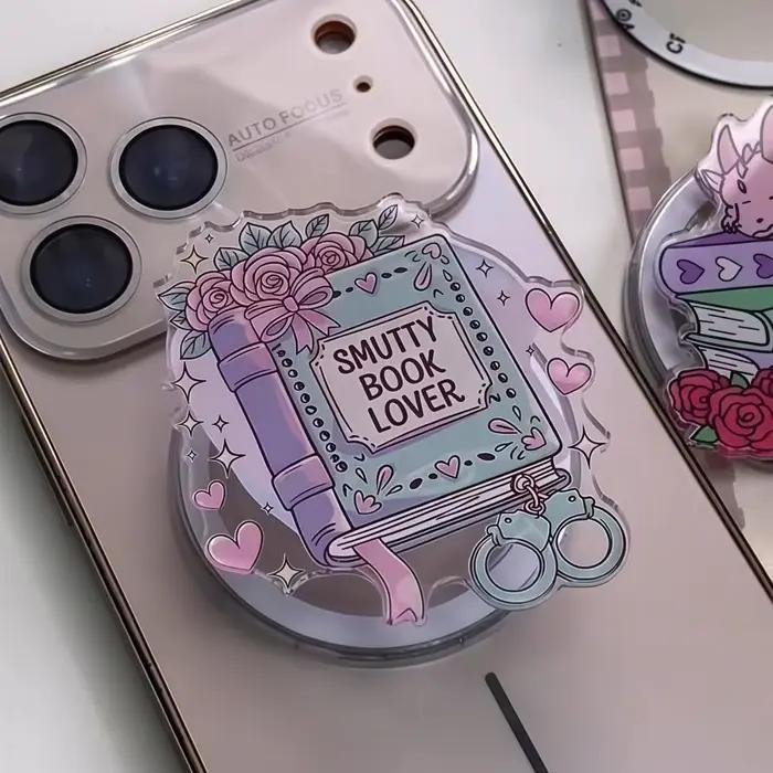 Support de téléphone de bureau en acrylique, design mignon de dessin animé et anime, accessoire de collection, cadeau pour filles et garçons, ornement