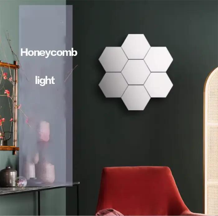 Lampe murale quantique LED modulaire tactile