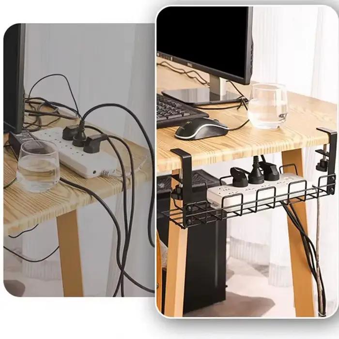 Boîte de gestion des câbles sous le bureau
