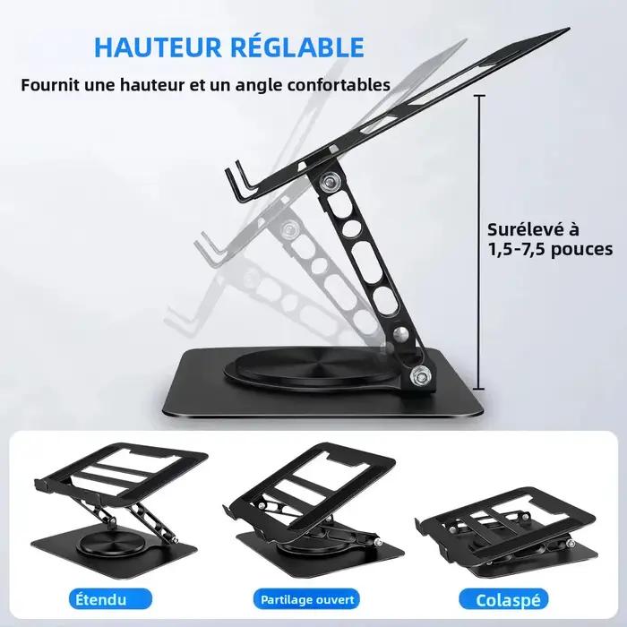 Support pour ordinateur portable pour bureau