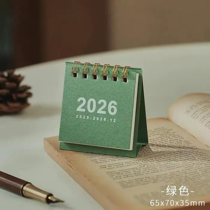 Mini calendrier de bureau Simple 2026