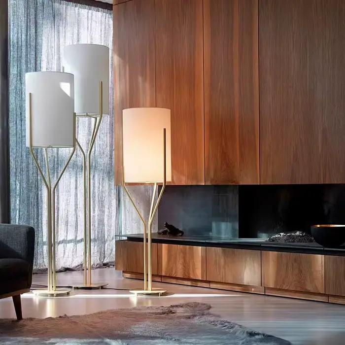 Arborwidness-Lampe LED verticale en tissu