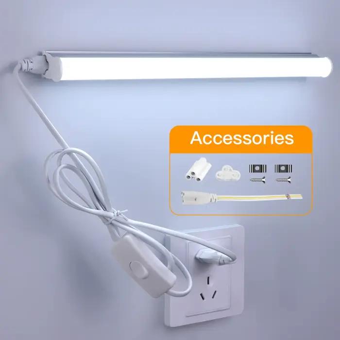 1FT 6W 29CM lampe de bureau T5 Tube barre LED avec vis pour le montage sous l'étagère AC220V 110V